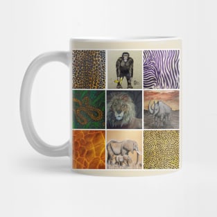 African Animals Art Mug